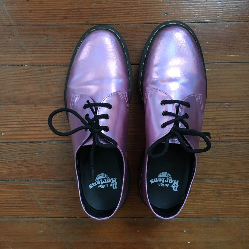 Iced Pink Holographic Doc Marten 1461